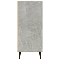 Credenza-Buffet-Armadio da cucina Grigio Cemento 90x34x80 cm in Legno Multistrato 615885