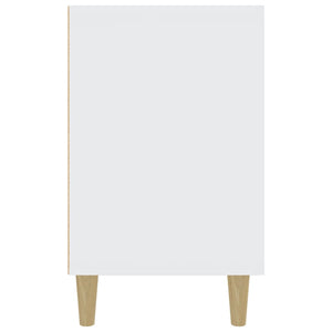 Credenza Bianca 100x36x60 cm in Legno Multistrato 812510