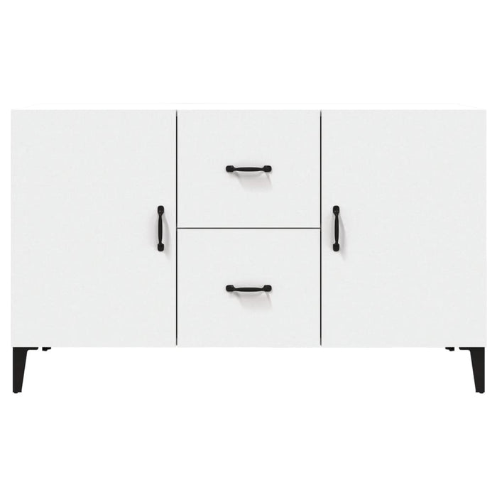 Credenza-Buffet-Armadio da cucina Bianca 100x36x60 cm in Legno Multistrato 609322