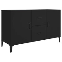 Credenza Nera 100x36x60 cm in Legno Multistrato 812520