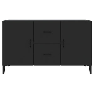 Credenza Nera 100x36x60 cm in Legno Multistrato 812520