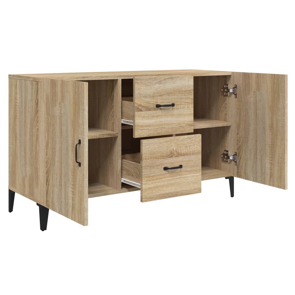 Credenza Rovere Sonoma 100x36x60 cm in Legno Multistrato cod mxl 60714