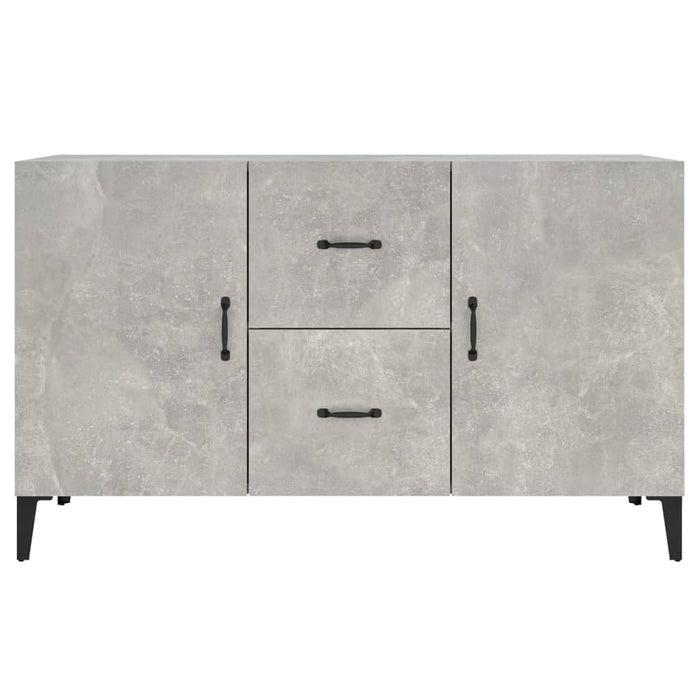 Credenza Grigio Cemento 100x36x60 cm in Legno Multistrato 812523