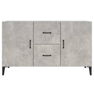 Credenza-Buffet-Armadio da cucina Grigio Cemento 100x36x60 cm in Legno Multistrato 952619