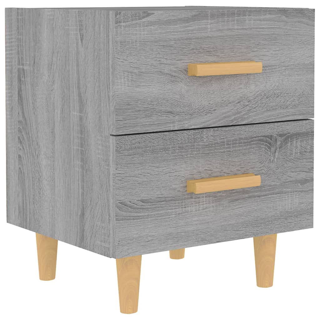 Comodino Grigio Sonoma 40x35x47,5 cm 817287