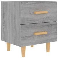 Comodino Grigio Sonoma 40x35x47,5 cm 817287