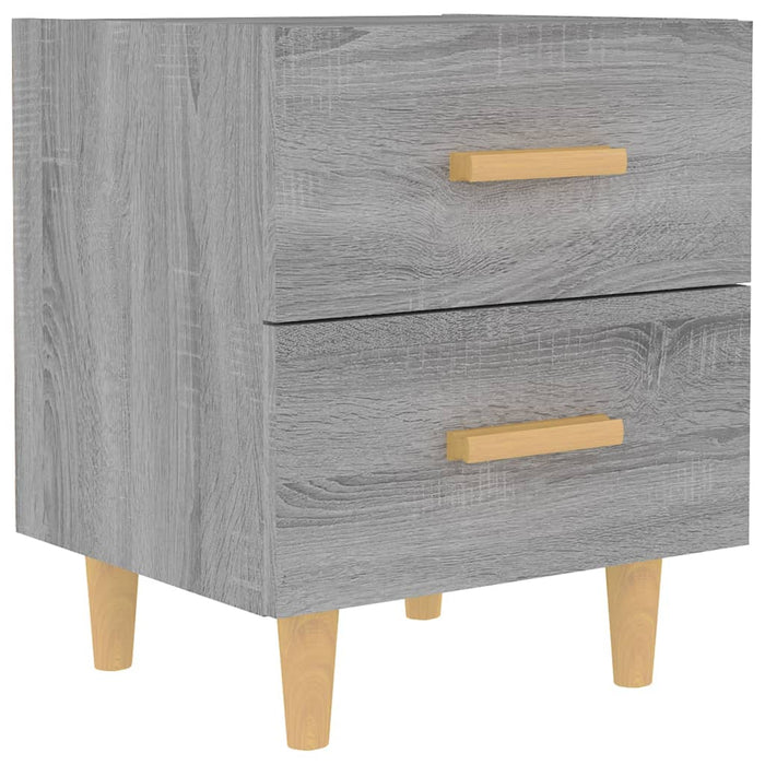 Comodino Grigio Sonoma 40x35x47,5 cm 817287