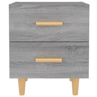 Comodino Grigio Sonoma 40x35x47,5 cm 817287