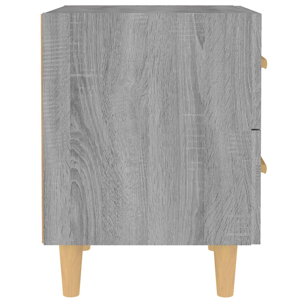 Comodino Grigio Sonoma 40x35x47,5 cm 817287