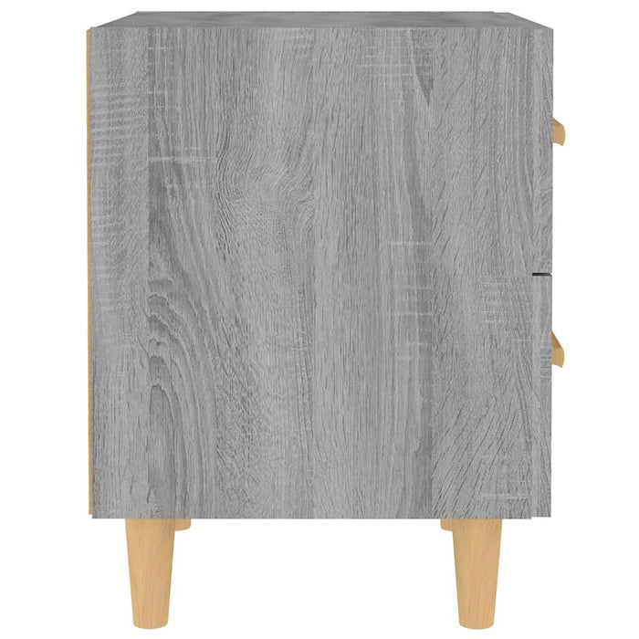 Comodino Grigio Sonoma 40x35x47,5 cm 817287