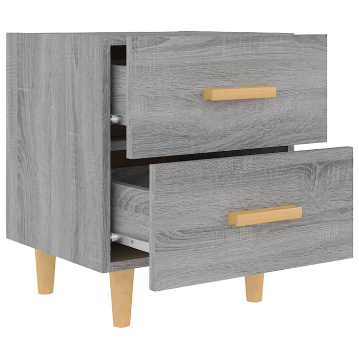 Comodino Grigio Sonoma 40x35x47,5 cm 817287