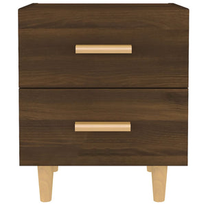 Comodini 2 pz in Rovere Marrone 40x35x47,5 cm 817290