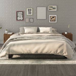 Comodini 2 pz Rovere Marrone in Legno Multistrato 817320