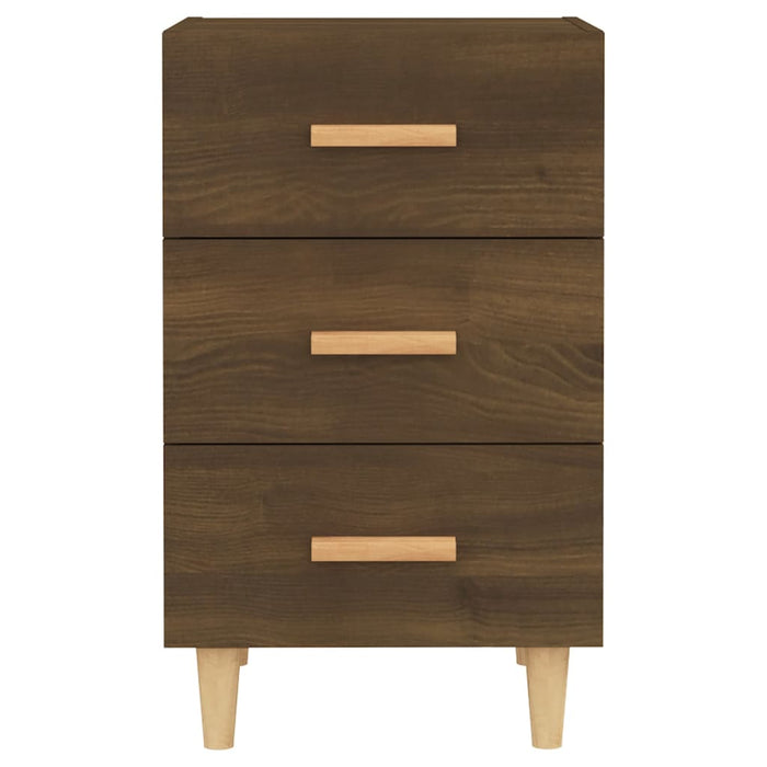 Comodino Rovere Marrone 40x40x66 cm in Legno Multistrato cod mxl 30526