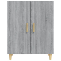 Credenza Grigio Sonoma 70x34x90 cm in Legno Multistrato 817328