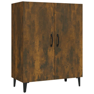 Credenza Rovere Fumo 70x34x90 cm in Legno Multistrato 817330