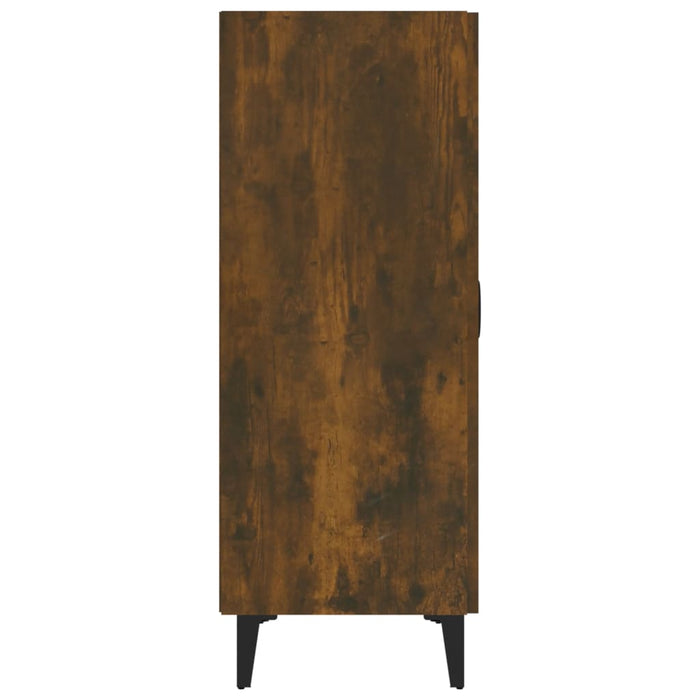 Credenza Rovere Fumo 70x34x90 cm in Legno Multistrato 817330