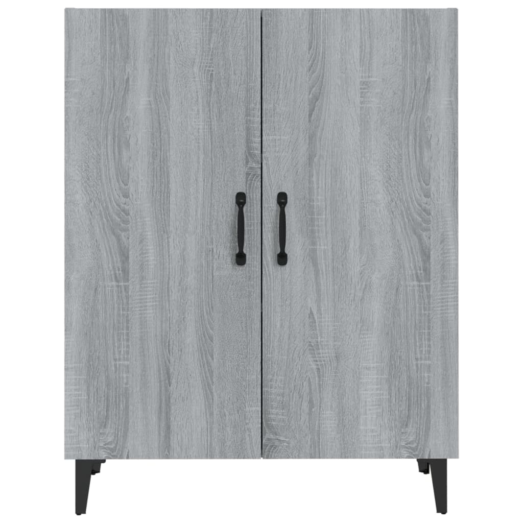 Credenza-Buffet-Armadio da cucina Grigio Sonoma 70x34x90 cm in Legno Multistrato 776203