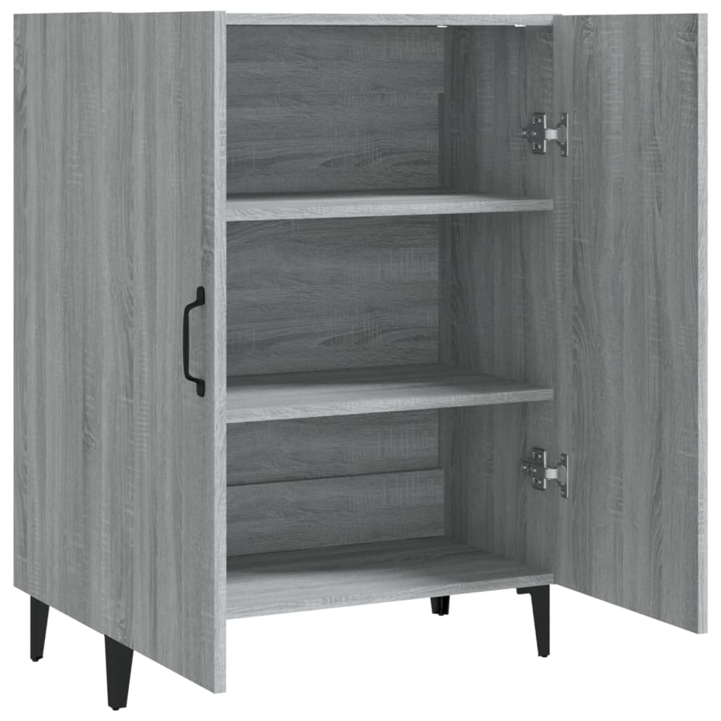 Credenza Grigio Sonoma 70x34x90 cm in Legno Multistrato 817331