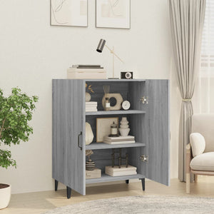 Credenza Grigio Sonoma 70x34x90 cm in Legno Multistrato 817331