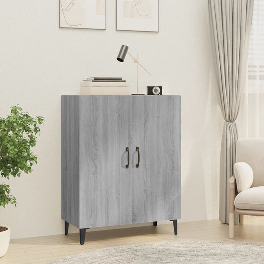 Credenza Grigio Sonoma 70x34x90 cm in Legno Multistrato 817331