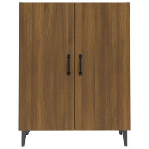 Credenza Rovere Marrone 70x34x90 cm in Legno Multistrato 817332