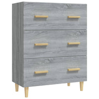 Credenza-Buffet-Armadio da cucina Grigio Sonoma 70x34x90 cm in Legno Multistrato 700962