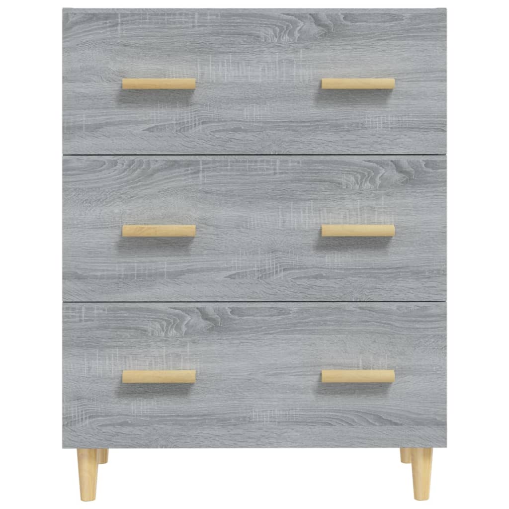 Credenza-Buffet-Armadio da cucina Grigio Sonoma 70x34x90 cm in Legno Multistrato 700962