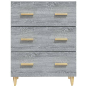 Credenza-Buffet-Armadio da cucina Grigio Sonoma 70x34x90 cm in Legno Multistrato 700962