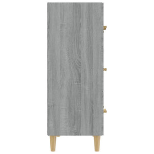 Credenza Grigio Sonoma 70x34x90 cm in Legno Multistrato cod mxl 16408