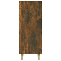 Credenza Rovere Fumo 69,5x34x90 cm in Legno Multistrato 817351
