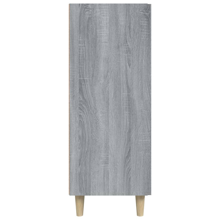 Credenza-Buffet-Armadio da cucina Grigio Sonoma 69,5x34x90 cm in Legno Multistrato 453182