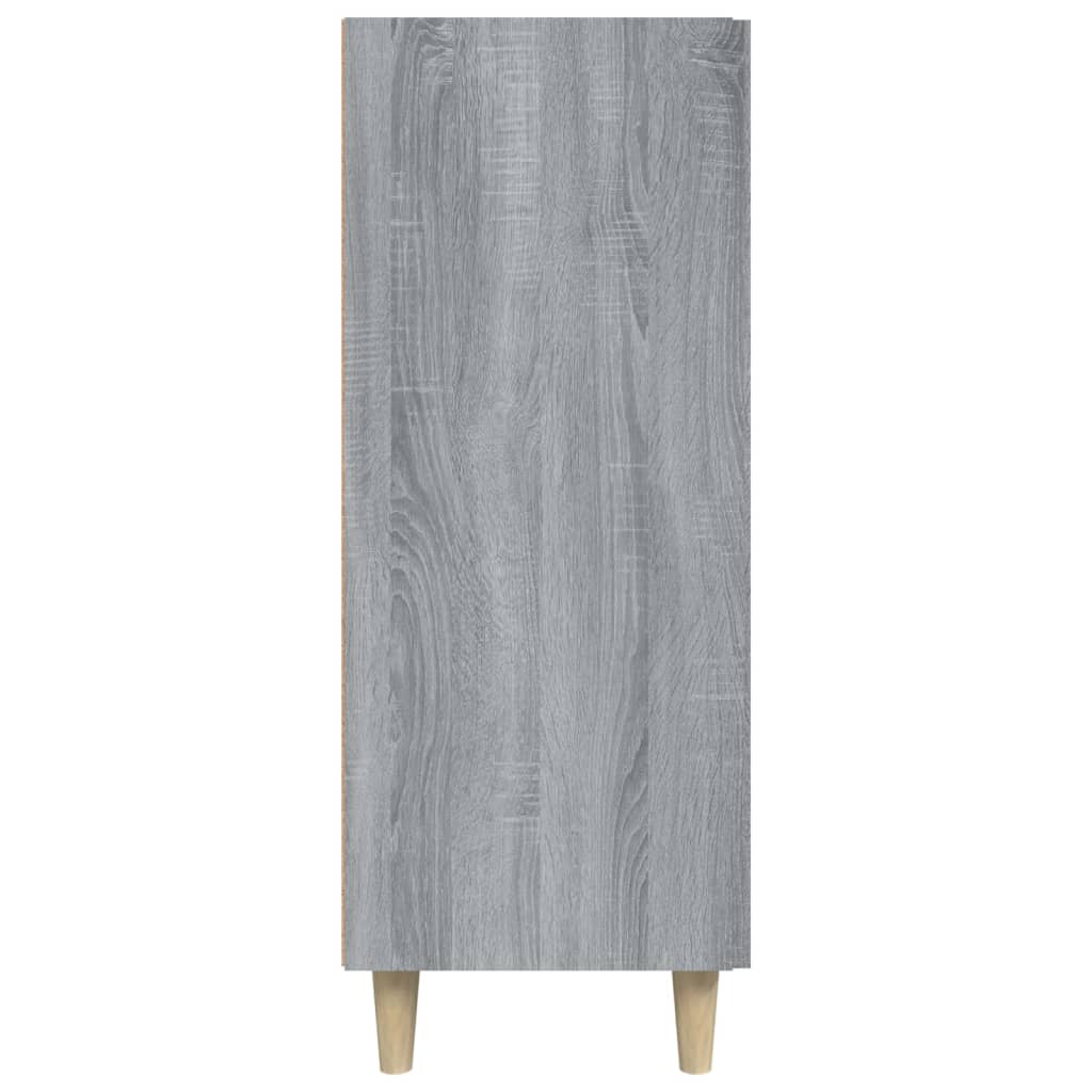 Credenza Grigio Sonoma 69,5x34x90 cm in Legno Multistrato 817352