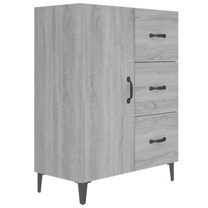 Credenza Grigio Sonoma 69,5x34x90 cm in Legno Multistrato 817355