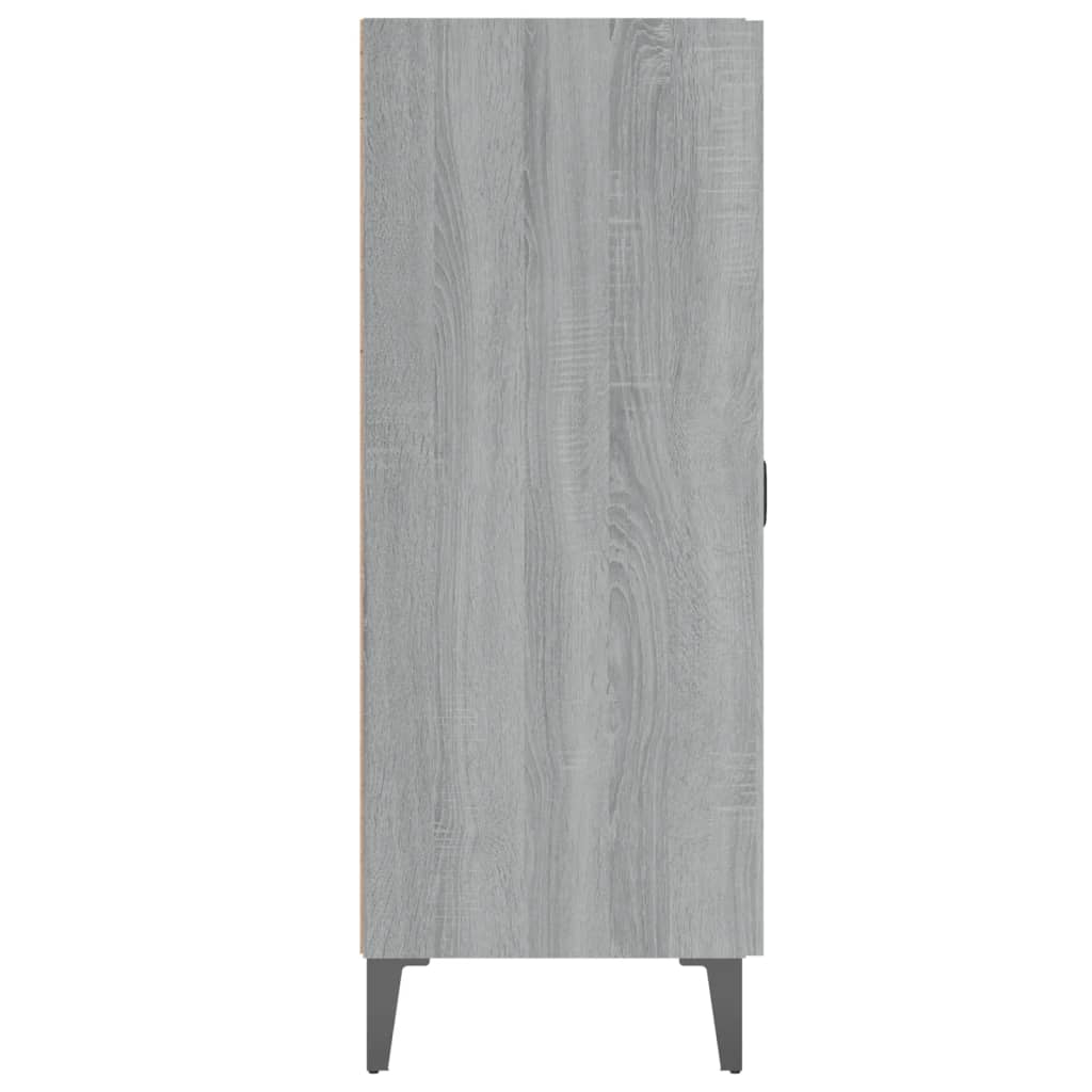 Credenza Grigio Sonoma 69,5x34x90 cm in Legno Multistrato 817355