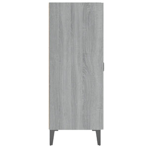 Credenza Grigio Sonoma 69,5x34x90 cm in Legno Multistrato 817355