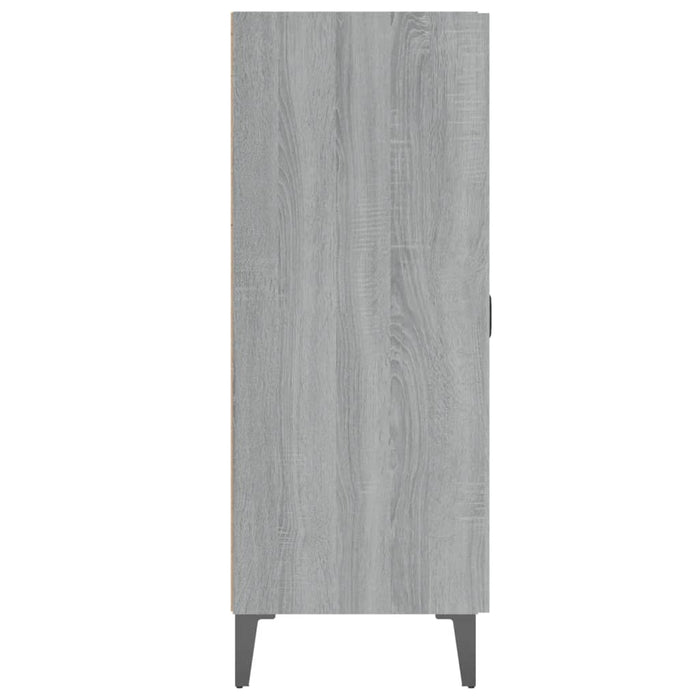 Credenza Grigio Sonoma 69,5x34x90 cm in Legno Multistrato 817355