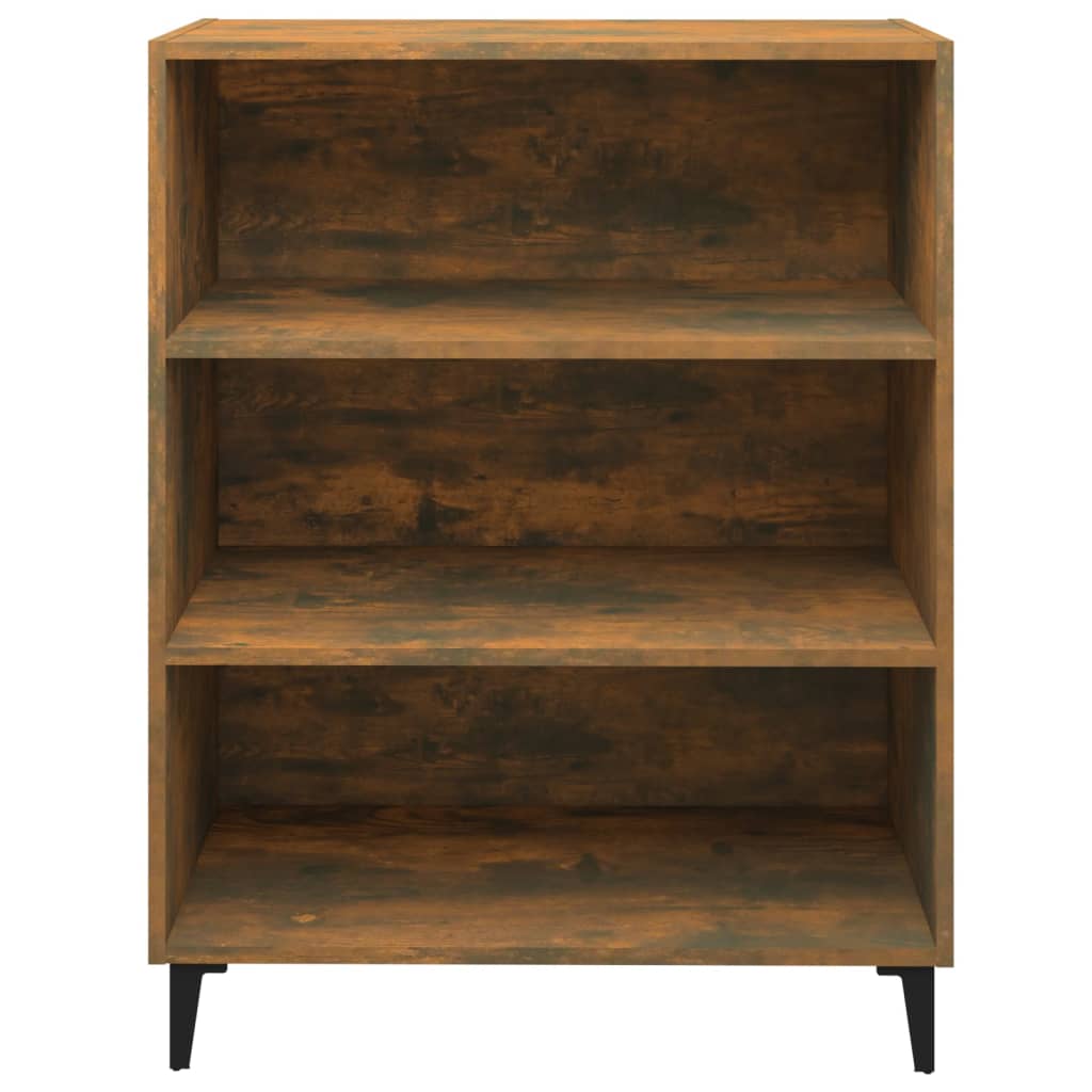 Credenza Rovere Fumo 69,5x32,5x90 cm in Legno Multistrato 817378