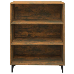 Credenza Rovere Fumo 69,5x32,5x90 cm in Legno Multistrato 817378