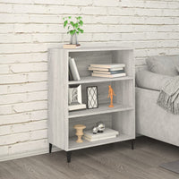 Credenza Grigio Sonoma 69,5x32,5x90 cm in Legno Multistrato 817379