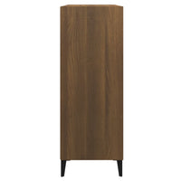 Credenza Rovere Marrone 69,5x32,5x90 cm in Legno Multistrato 817380