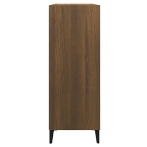 Credenza Rovere Marrone 69,5x32,5x90 cm in Legno Multistrato 817380
