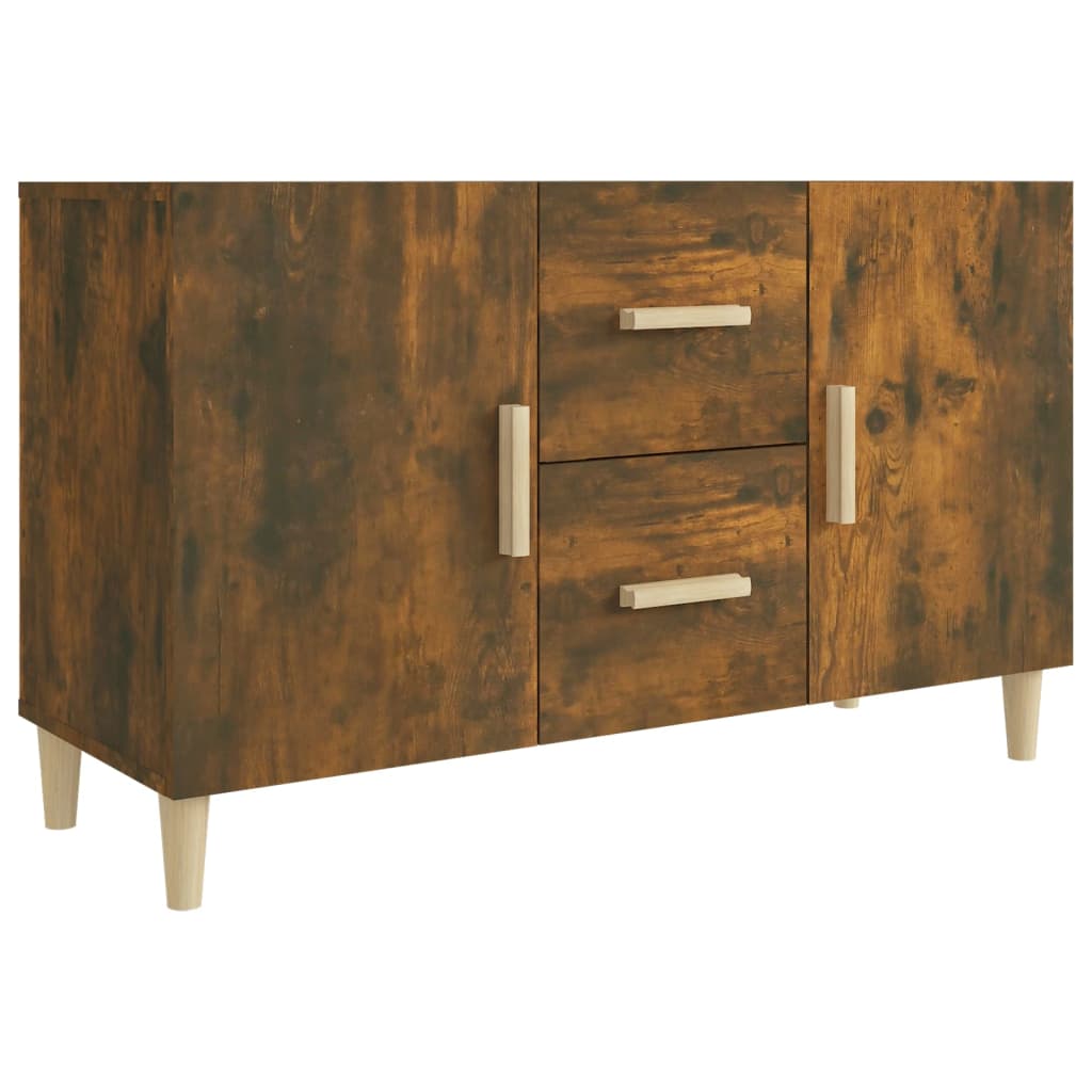 Credenza Rovere Fumo 100x36x60 cm in Legno Multistrato cod mxl 19982
