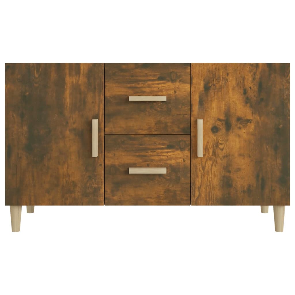 Credenza Rovere Fumo 100x36x60 cm in Legno Multistrato cod mxl 19982