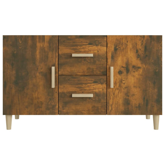 Credenza-Buffet-Armadio da cucina Rovere Fumo 100x36x60 cm in Legno Multistrato 961141