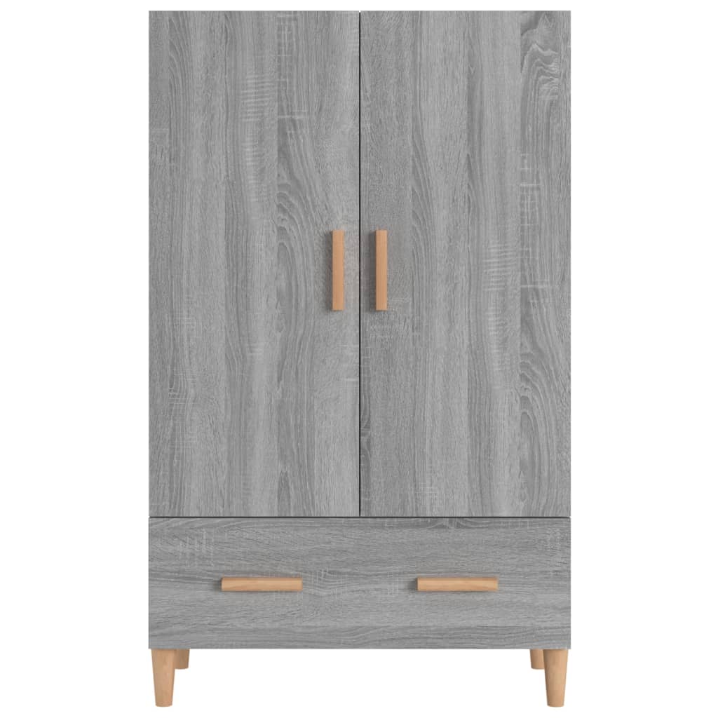 Credenza cassettiera cassettiera mobile contenitore organizer cucina soggiorno salonsonoma 70 x 31 x 115 cm derivati ​​del legno grigio 02_0036504