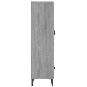 Credenza-Buffet-Armadio da cucina Grigio Sonoma 70x31x115 cm in Legno Multistrato
