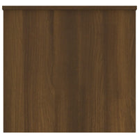 Tavolino Rovere Marrone 102x55,5x52,5 cm in Legno Multistrato 819268