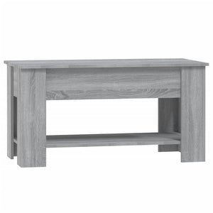 Tavolino da Salotto Grigio Sonoma 101x49x52cm Legno Multistrato 819273