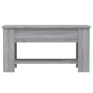 Tavolino da Salotto Grigio Sonoma 101x49x52cm Legno Multistrato 819273